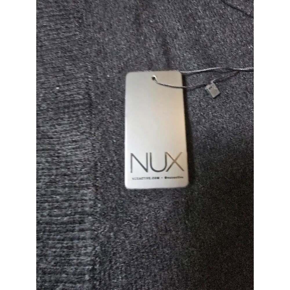 NUX Los Angeles Deep V Sweater Medium Black Soft Knit Pullover NWT - Picture 7 of 8